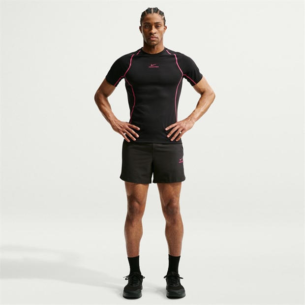 Black/HyperPink - Nike - Dri-FIT 6 Shorts Mens