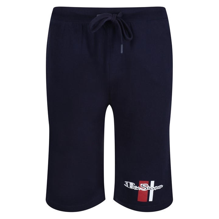 Ben Sherman Men' Blue Fleece Jogger Shorts in Size S, Sports Direct