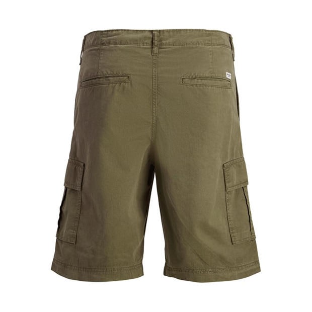 Olive Night - Jack and Jones - Men's Cargo Shorts