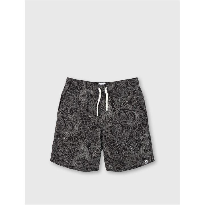 Pretty Green Men' Black Fleece Jogger Shorts in Size S, Sports Direct