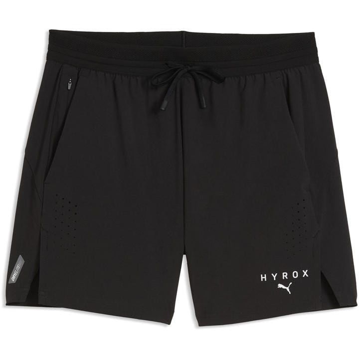 Puma Men's Black Hyrox Dry Elite Shorts