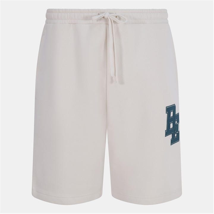 Blank Essentials Men's Cream Collegiate Fleece Jogger Shorts in Size M, Sports Direct