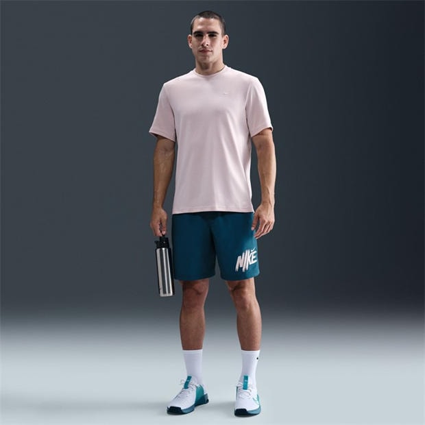 Blue Force/Silt - Nike - Men's Form 9in Gym Shorts