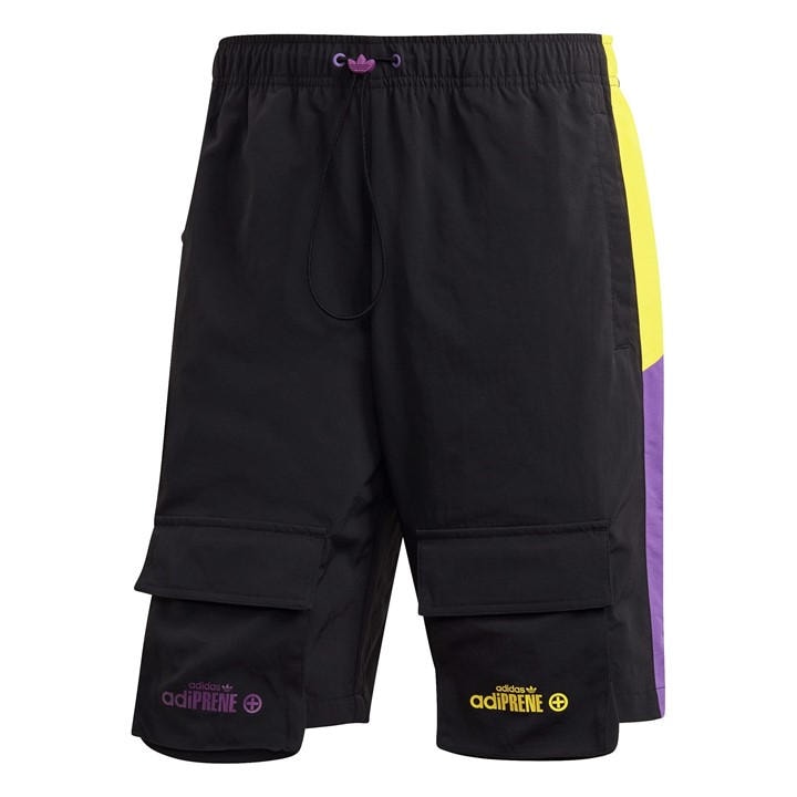 Adidas Men's Black Adiprene Cargo Shorts in Size XS, Sports Direct