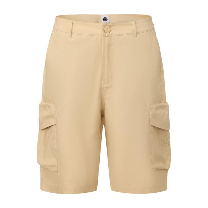 Pretty Green Men's Beige Cargo Shorts in Size 2XL, Sports Direct