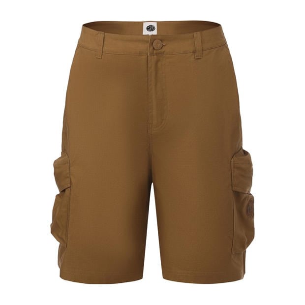Brown - Pretty Green - Cargo Shorts Mens