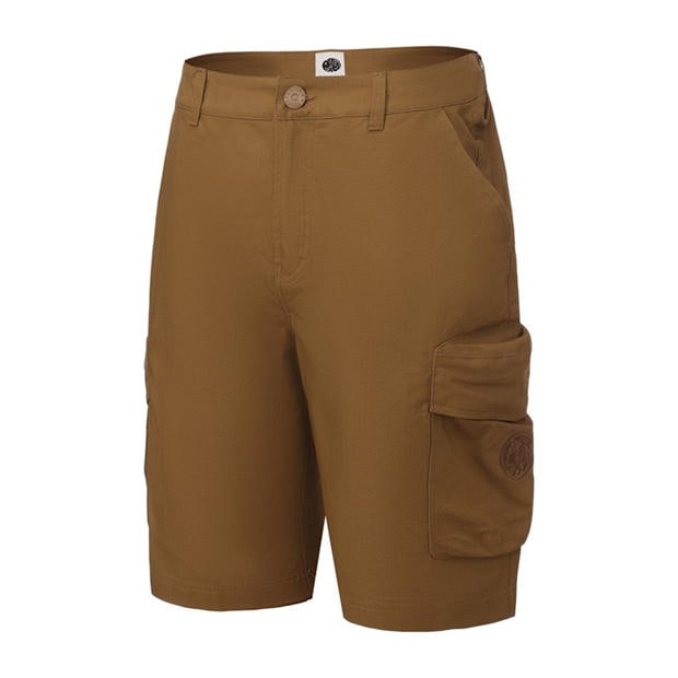 Brown - Pretty Green - Cargo Shorts Mens
