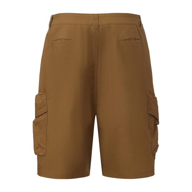 Brown - Pretty Green - Cargo Shorts Mens