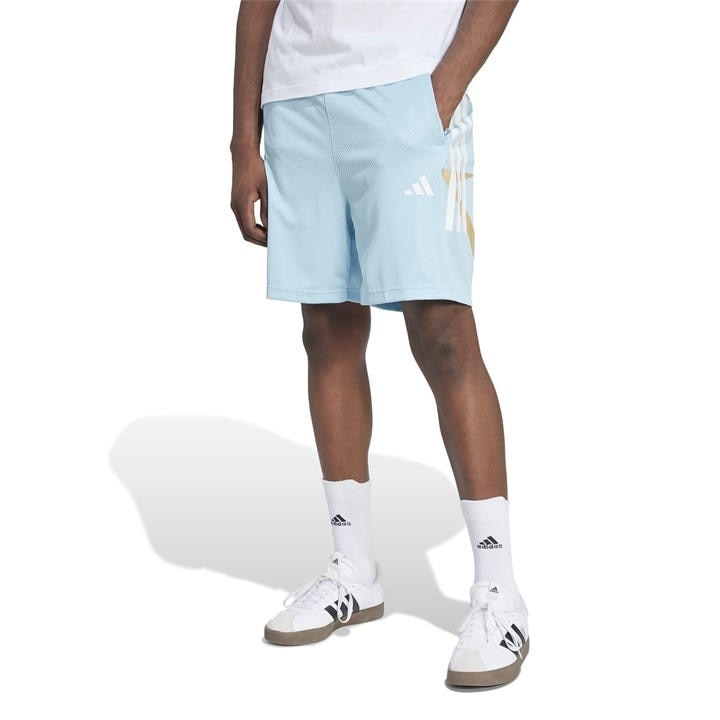 Adidas Men's Blue House Of Tiro Nations Shorts  in Size 2XL, Sports Direct