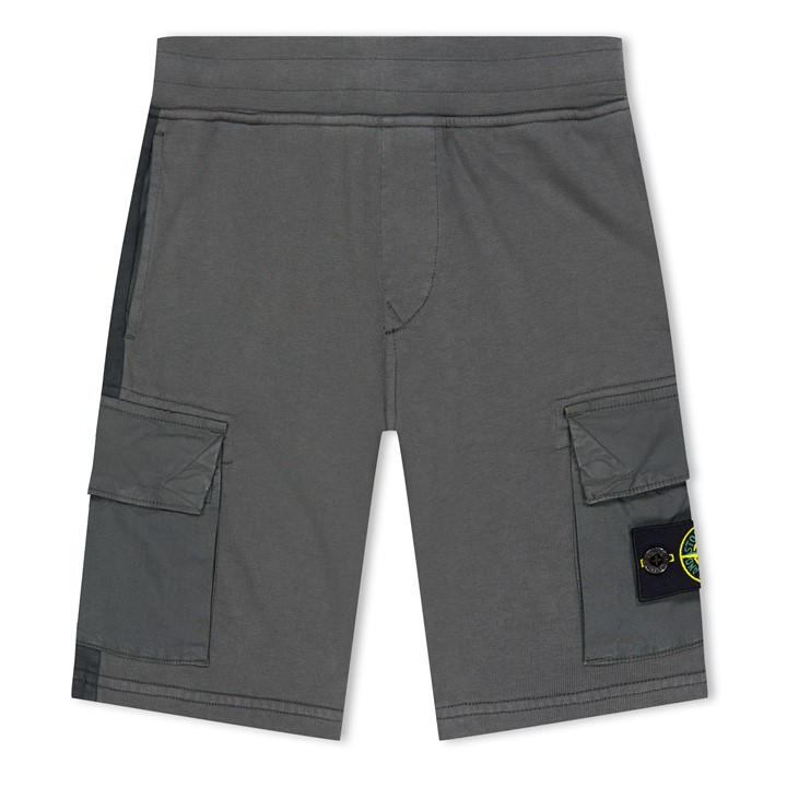 Stone Island Boys Blue  Bermuda Cotton Fleece in Size 9 - 10 Years, Sports Direct