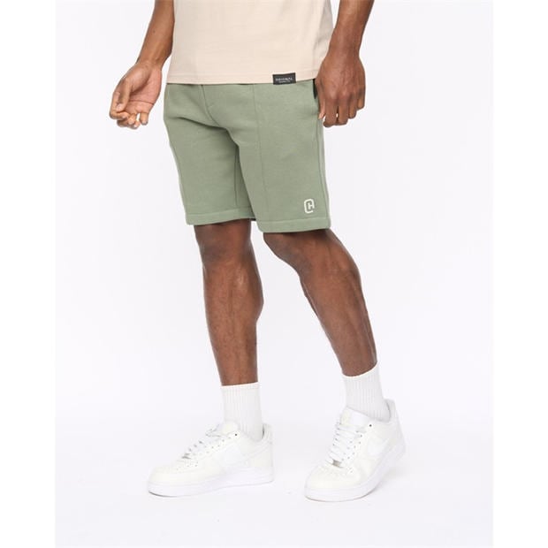 OLIVE - Crosshatch - CH Bardon Jog Shorts Sn64
