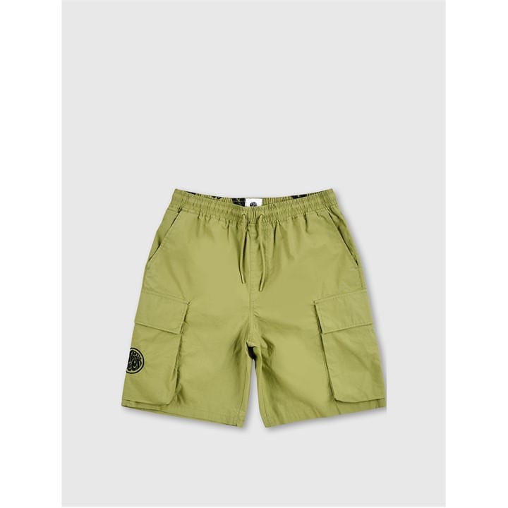 Pretty Green Men's Green Pretty Stamford Cargo Shorts in Size 30, Sports Direct