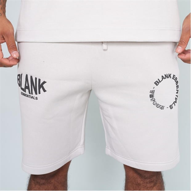 Пластмасова сива - Blank Essentials - Men's Jersey Jogger Shorts