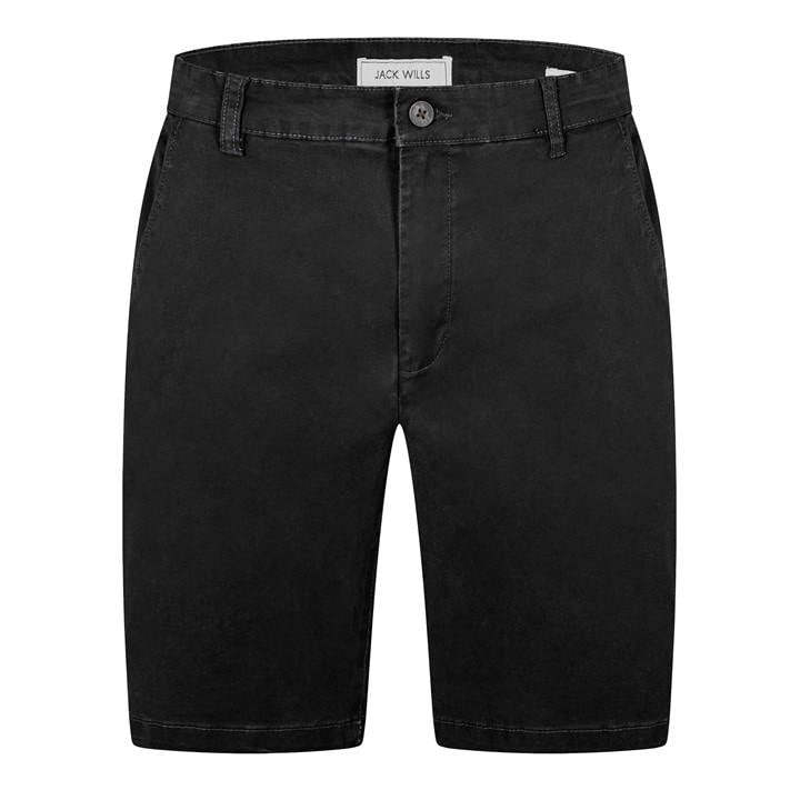 Jack Wills Men's Black Slim Chino Shorts in Size 2XL, Sports Direct
