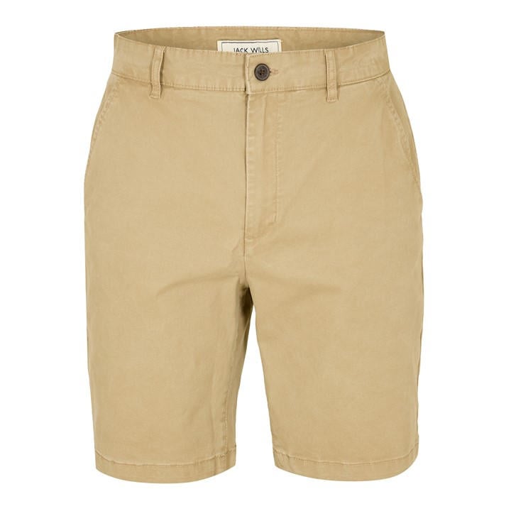 Jack Wills Men's Beige Slim Chino Shorts in Size 2XL, Sports Direct