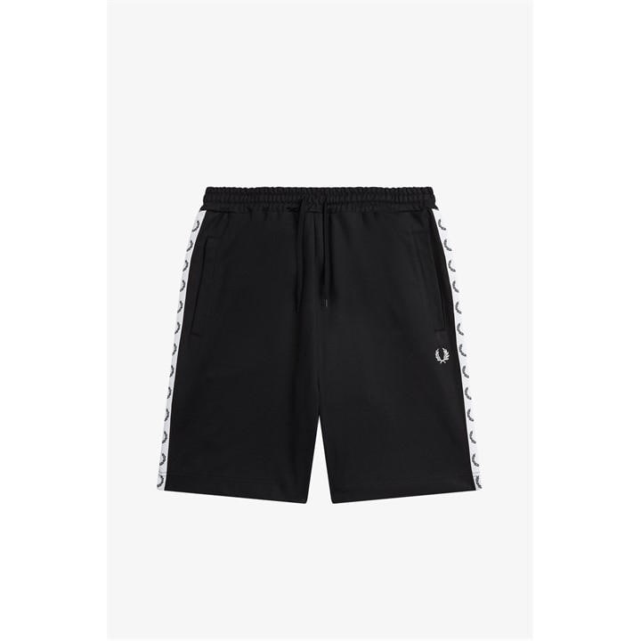 Fred Perry Men's Black Fleece Jogger Shorts in Size L, Sports Direct