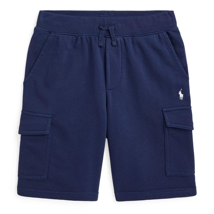 Polo Ralph Lauren Boys Blue Kids' Fleece Jogger Shorts in Size 5 - 6 Years, Sports Direct