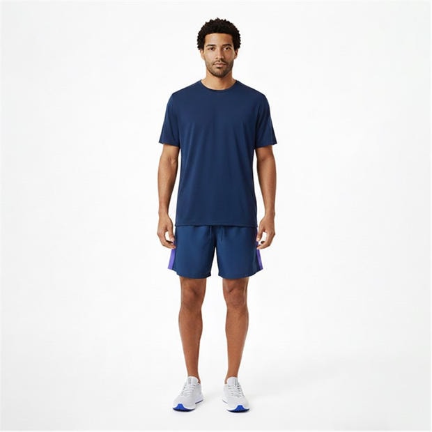 Navy/Purple - New Balance - Men's Performance Gym Shorts