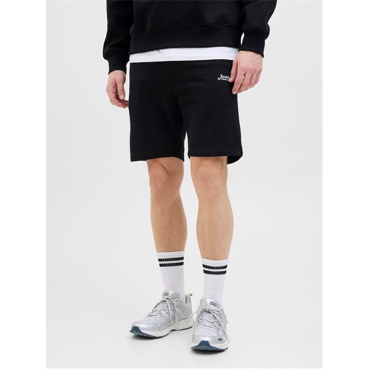 Jack And Jones Men's Black Beau Shorts Large