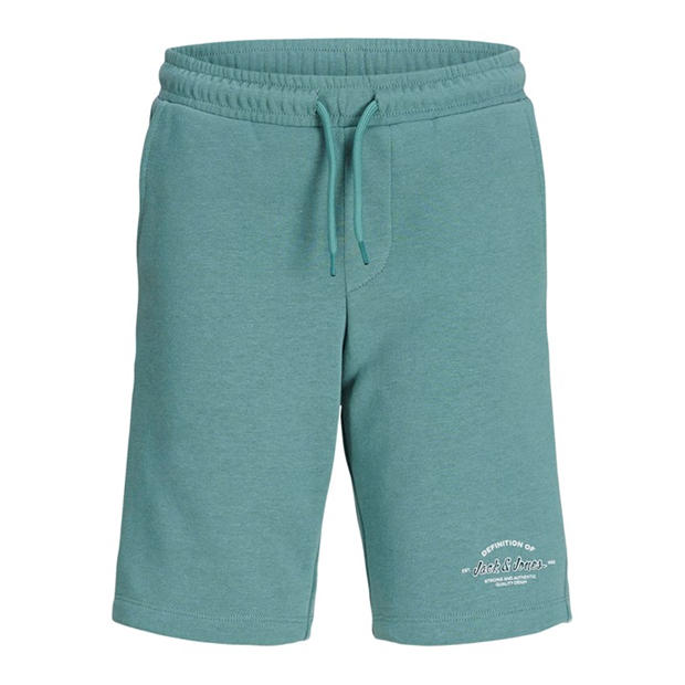 Navy/Mineral - Jack and Jones - Kids' Fleece Jogger Shorts