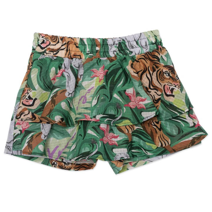 Kenzo Girls Green Kids' Fleece Jogger Shorts in Size 6 - 9 Months, Sports Direct