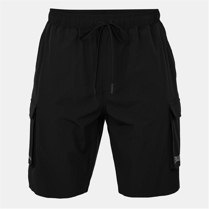 Everlast Men' Black Cargo Shorts in Size S, Sports Direct