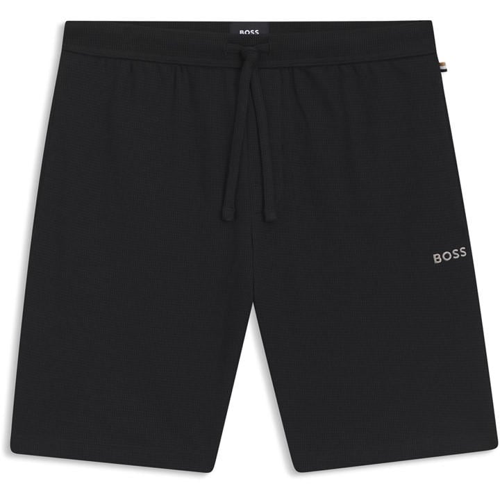 Boss Men's Black Bodywear Waffle Soft Texture Shorts in Size XL, Sports Direct