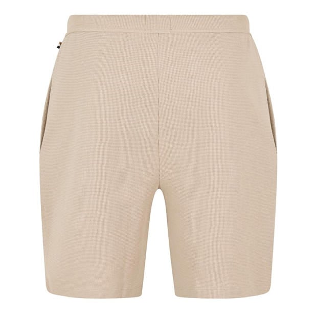 Beige 275 - Boss - Mens BOSS Bodywear Waffle Soft Texture Shorts