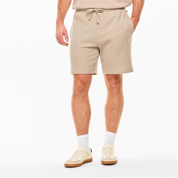 Beige 275 - Boss - Mens BOSS Bodywear Waffle Soft Texture Shorts