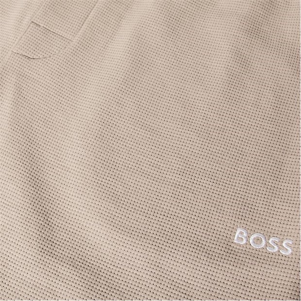Beige 275 - Boss - Mens BOSS Bodywear Waffle Soft Texture Shorts