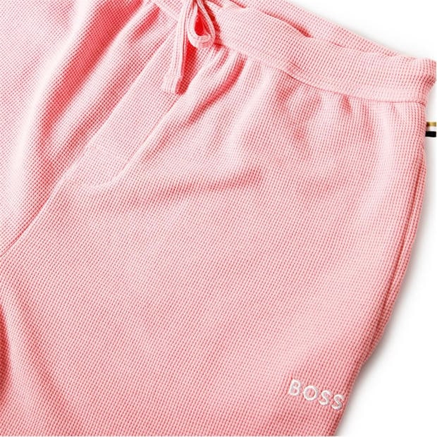 Pink 685 - Boss - Mens BOSS Bodywear Waffle Soft Texture Shorts