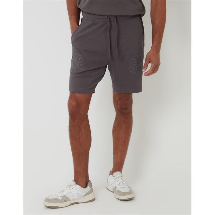 Threadbare Men's Grey Ardsley Fleece Jogger Shorts in Size M, Sports Direct