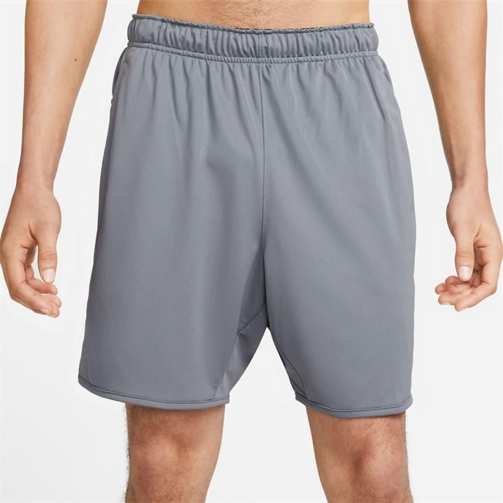 Nike Men' Grey Dri-Fit Totality 7 Unlined Knit Fitness Shorts in Size S, Sports Direct