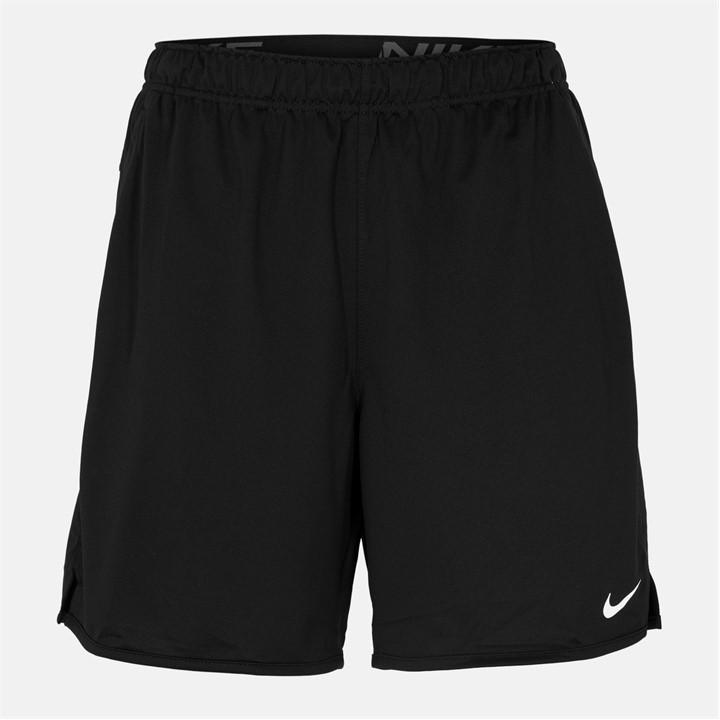 Nike Men's Black Dri-Fit Totality 7 Unlined Knit Fitness Shorts in Size L, Sports Direct