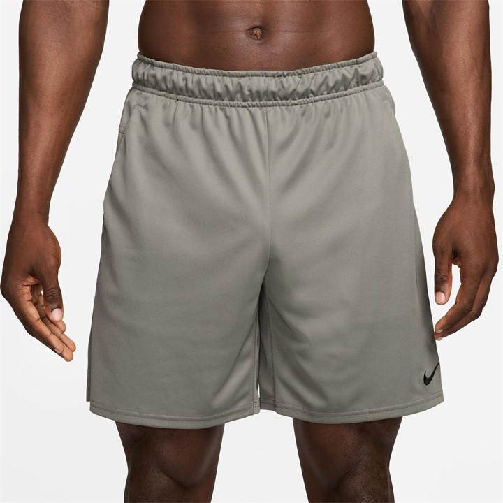 Nike Men's Green Dri-Fit Totality 7 Unlined Knit Fitness Shorts