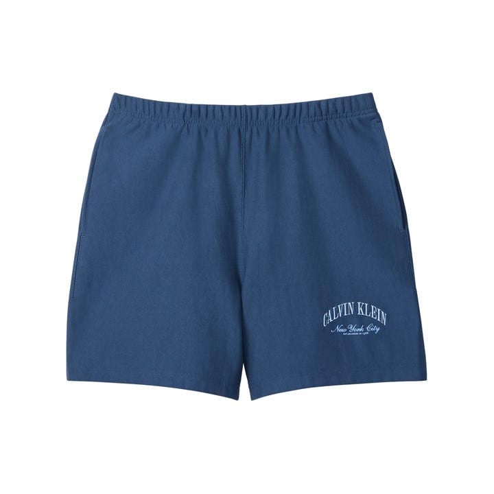 Calvin Klein Jeans Men's Blue Fleece Jogger Shorts in Size M, Sports Direct