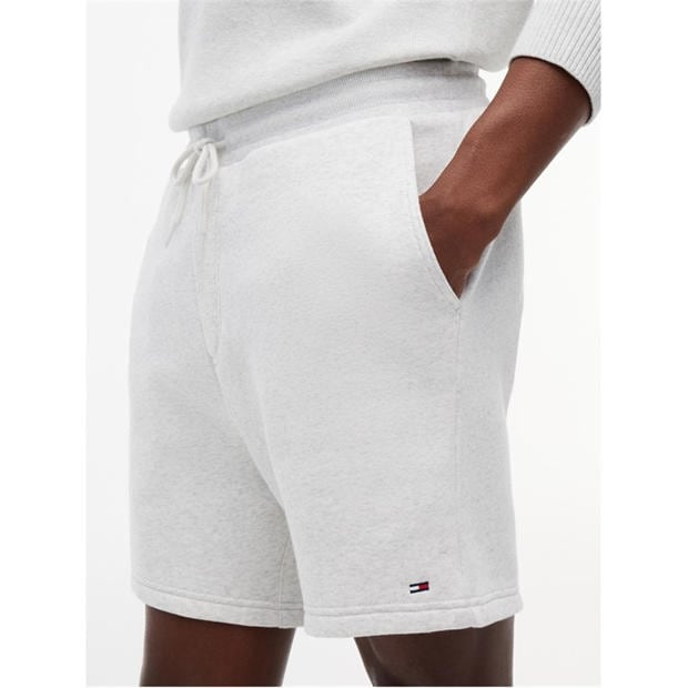 Grey Heather - Tommy Jeans - Men's Fleece Jogger Shorts