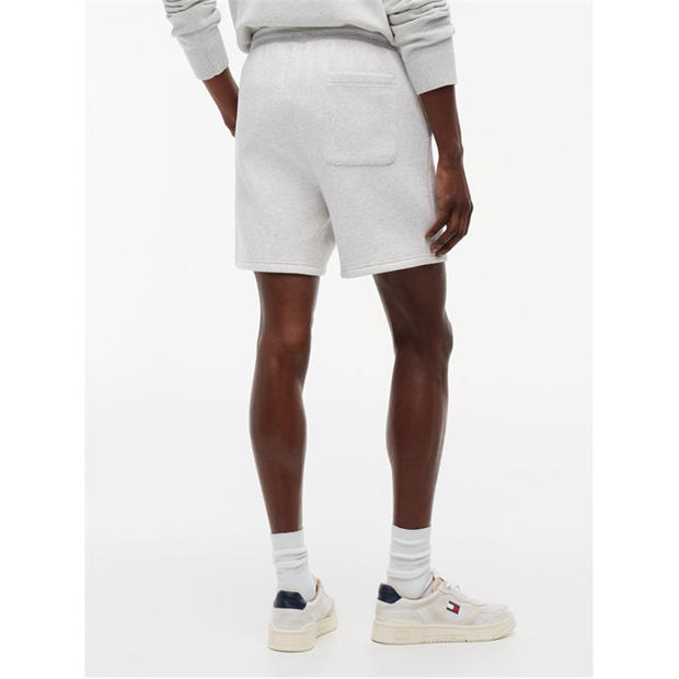 Grey Heather - Tommy Jeans - Men's Fleece Jogger Shorts