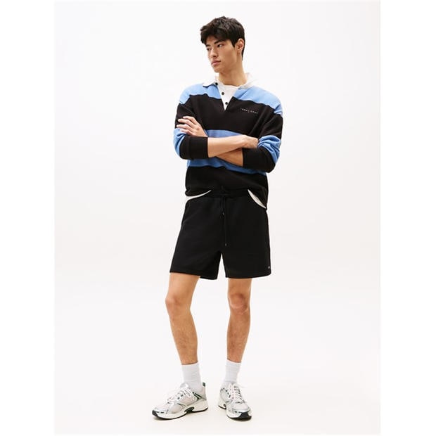 Black - Tommy Jeans - Men's Fleece Jogger Shorts