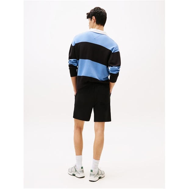 Black - Tommy Jeans - Men's Fleece Jogger Shorts