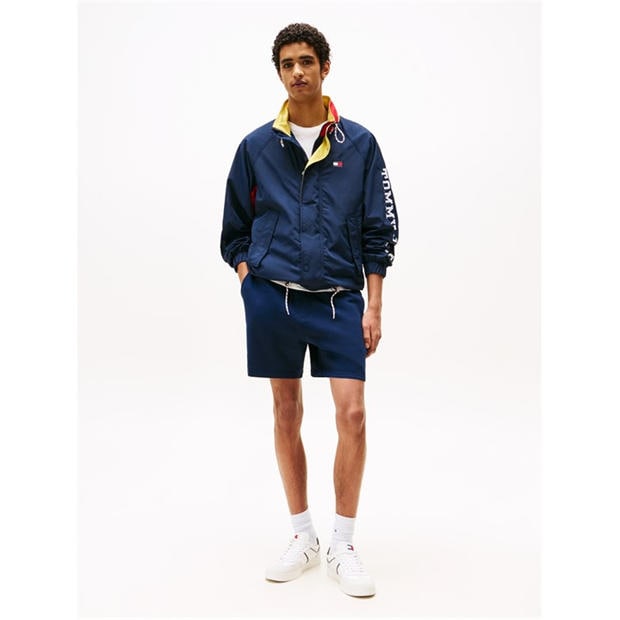 Dark Night Navy - Tommy Jeans - Men's Fleece Jogger Shorts