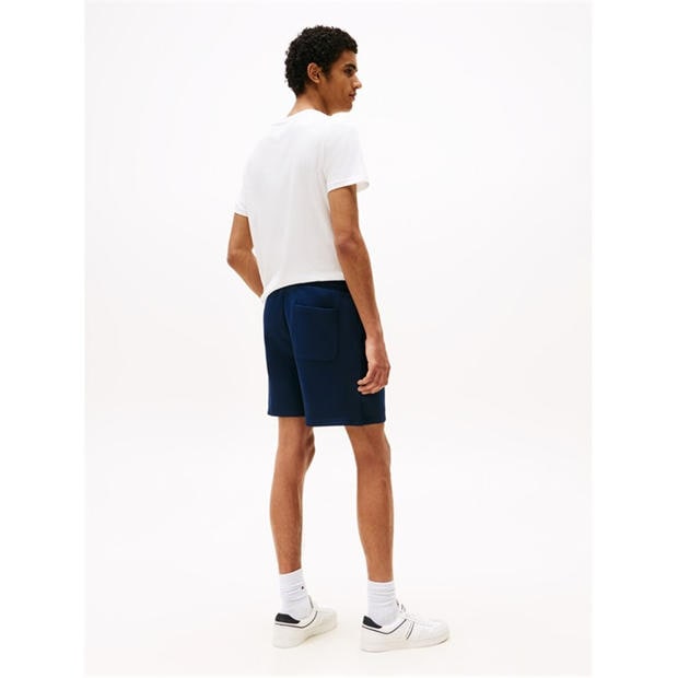 Dark Night Navy - Tommy Jeans - Men's Fleece Jogger Shorts