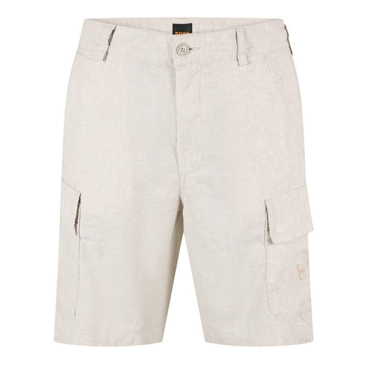 Boss Men' Grey Cargo Shorts in Size S, Sports Direct