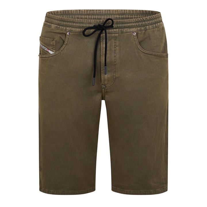 Diesel Men's Green Fleece Jogger Shorts in Size XS, Sports Direct