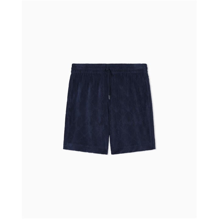 Emporio Armani Men's Blue Bermuda Beachwear in Size 2XL, Sports Direct