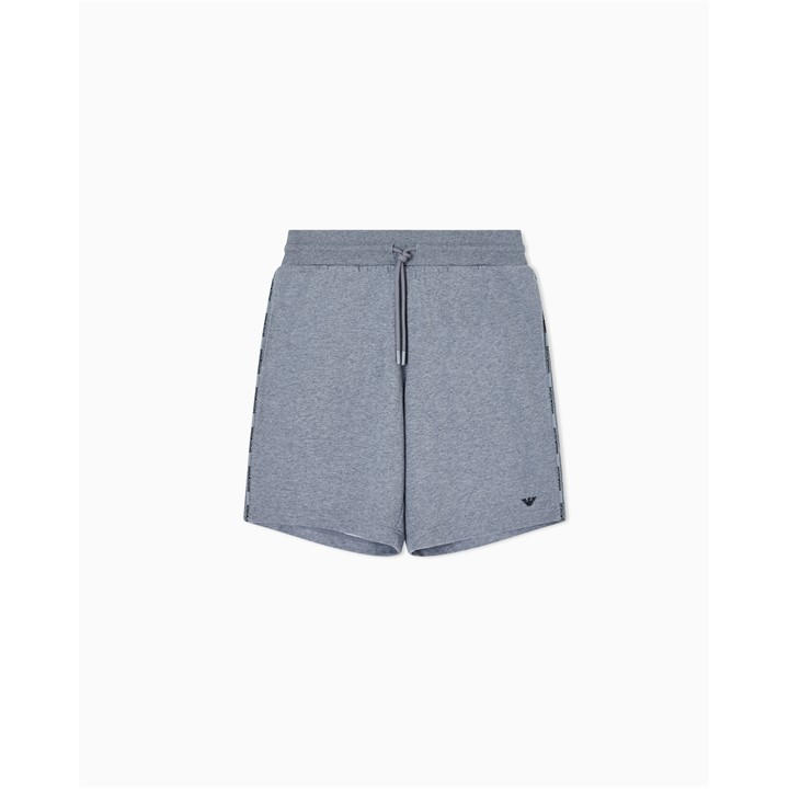 Emporio Armani Men' Grey Fleece Jogger Shorts in Size S, Sports Direct