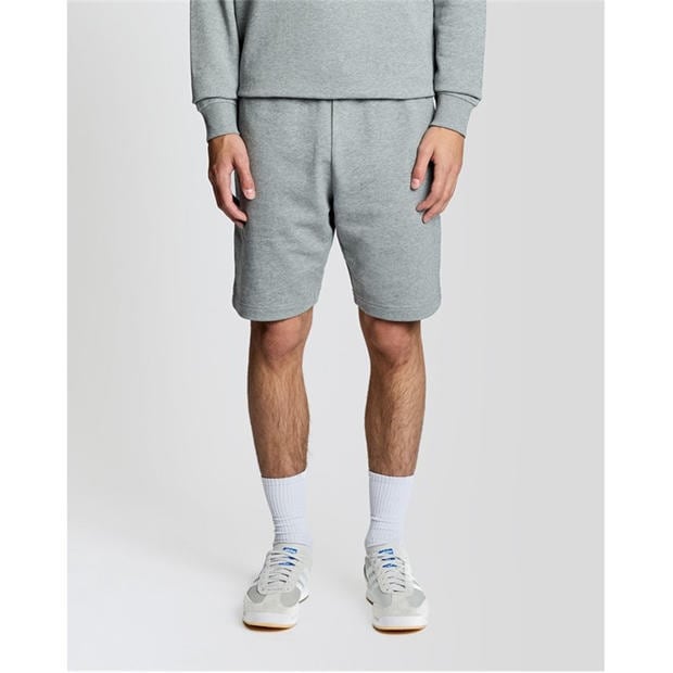 Grey Marl - Lyle and Scott - Lyle & Scott Mens Cotton Sweatshort