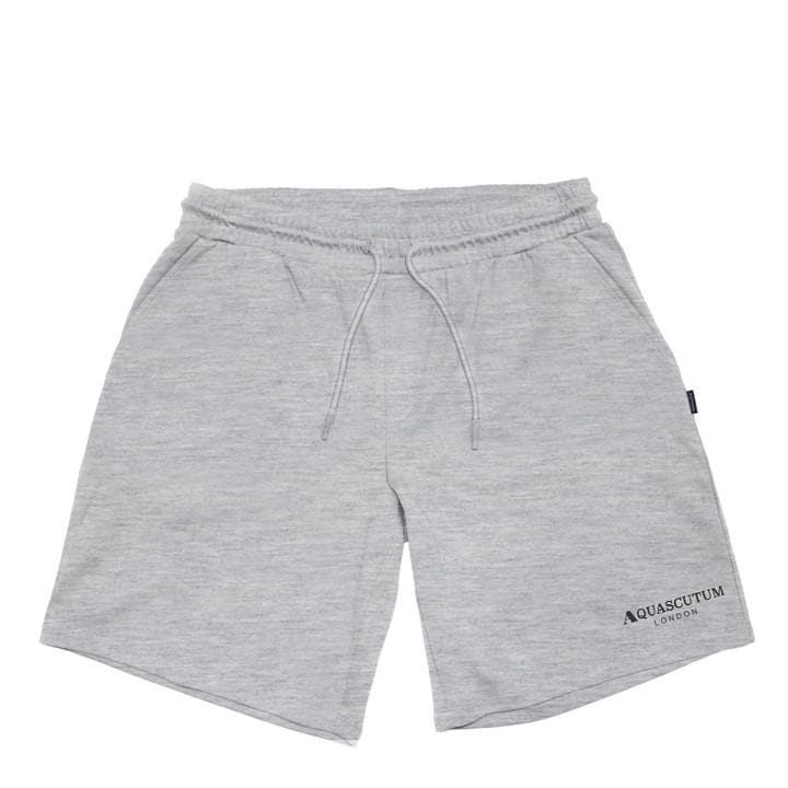 Aquascutum Men's Grey Fleece Jogger Shorts in Size XL, Sports Direct