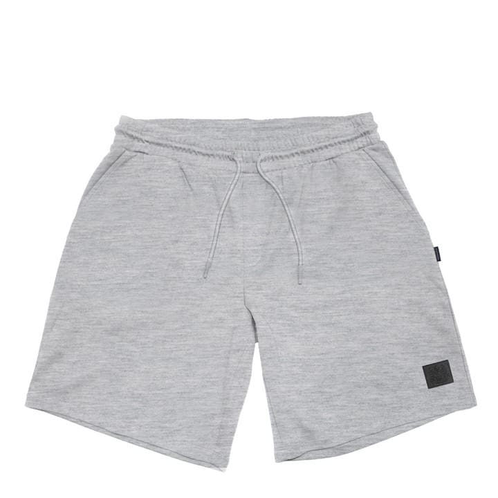 Aquascutum Men' Grey Fleece Jogger Shorts in Size S, Sports Direct