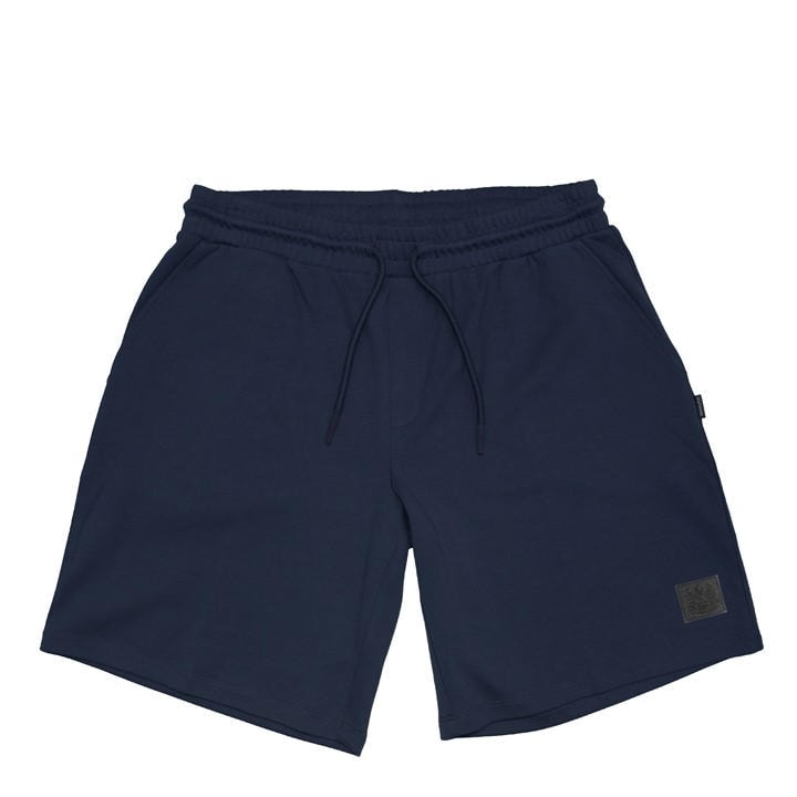 Aquascutum Men's Blue Fleece Jogger Shorts in Size 2XL, Sports Direct